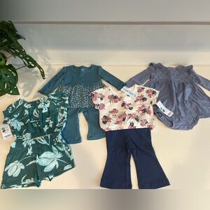 Carter’s Baby Girl Outfit Bundle 3M NWT | 4 Sets Floral Spring Clothes Gift Lot